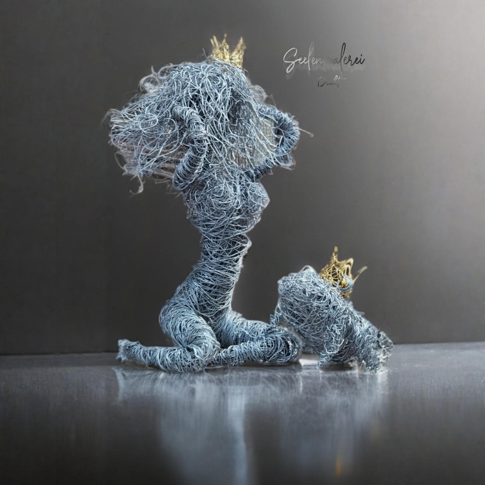 Die Königlichen Drahtfigur Die Königlichen
