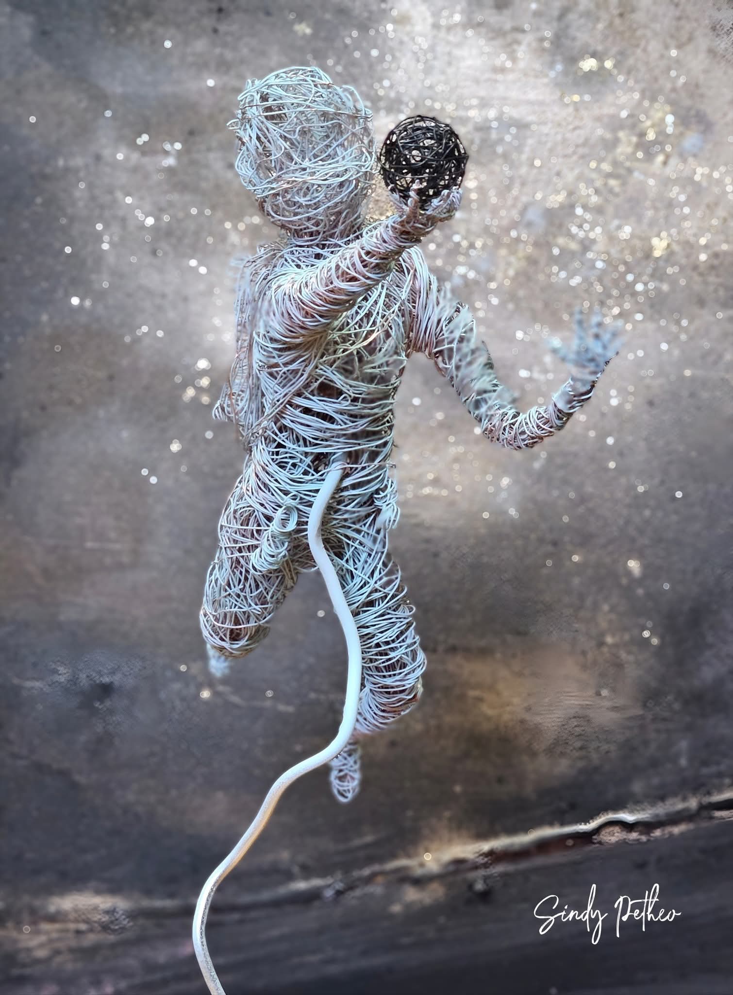 Das Universum voller Möglichkeiten Drahtfigur Das Universum voller Möglichkeiten